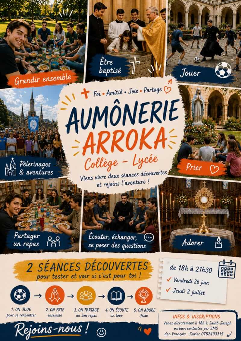 Découverte de l'Aumonerie - Collégiens & Lycéens